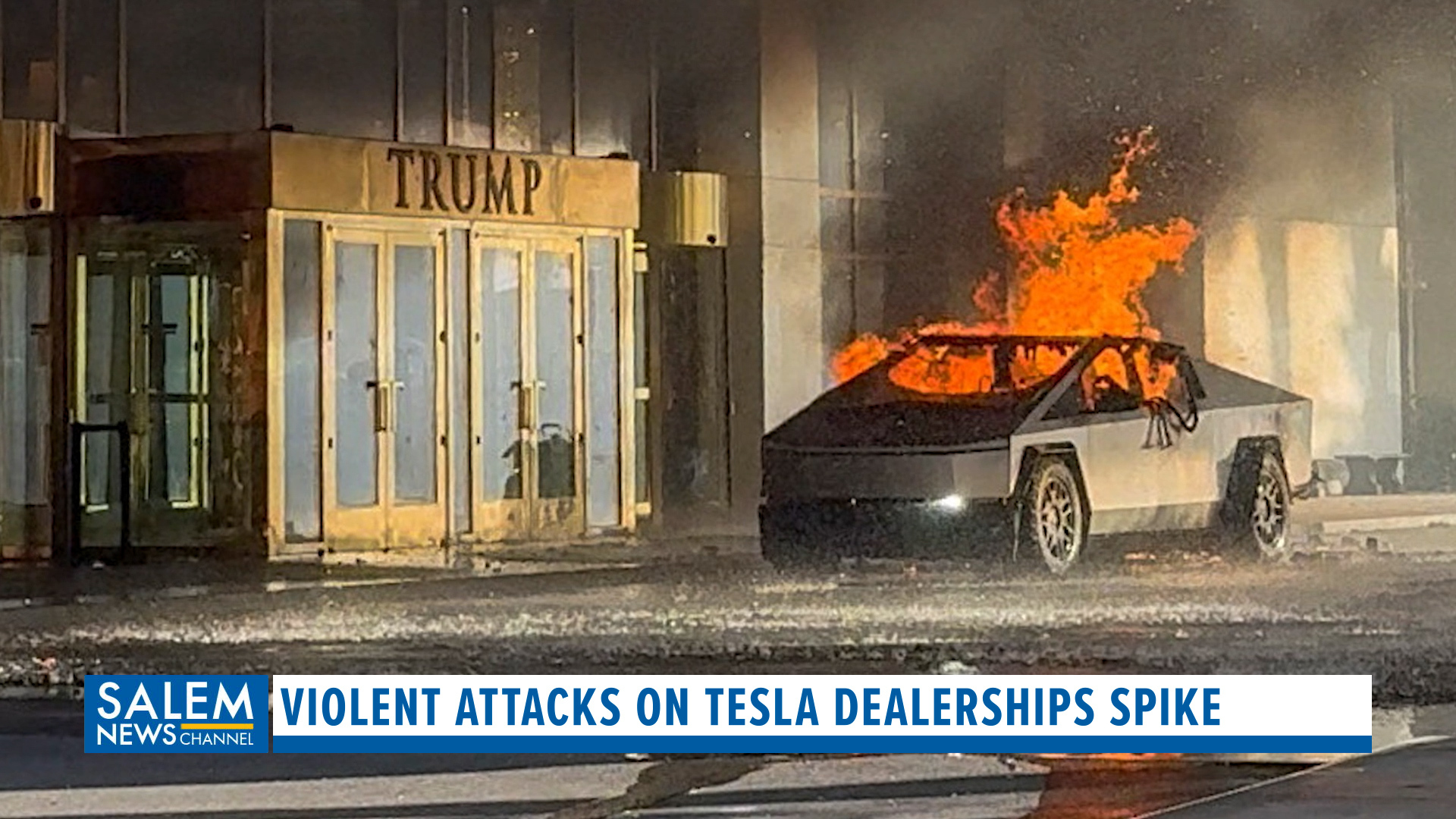 Violent attacks on Tesla dealerships spike with Musk's prominent role in White House