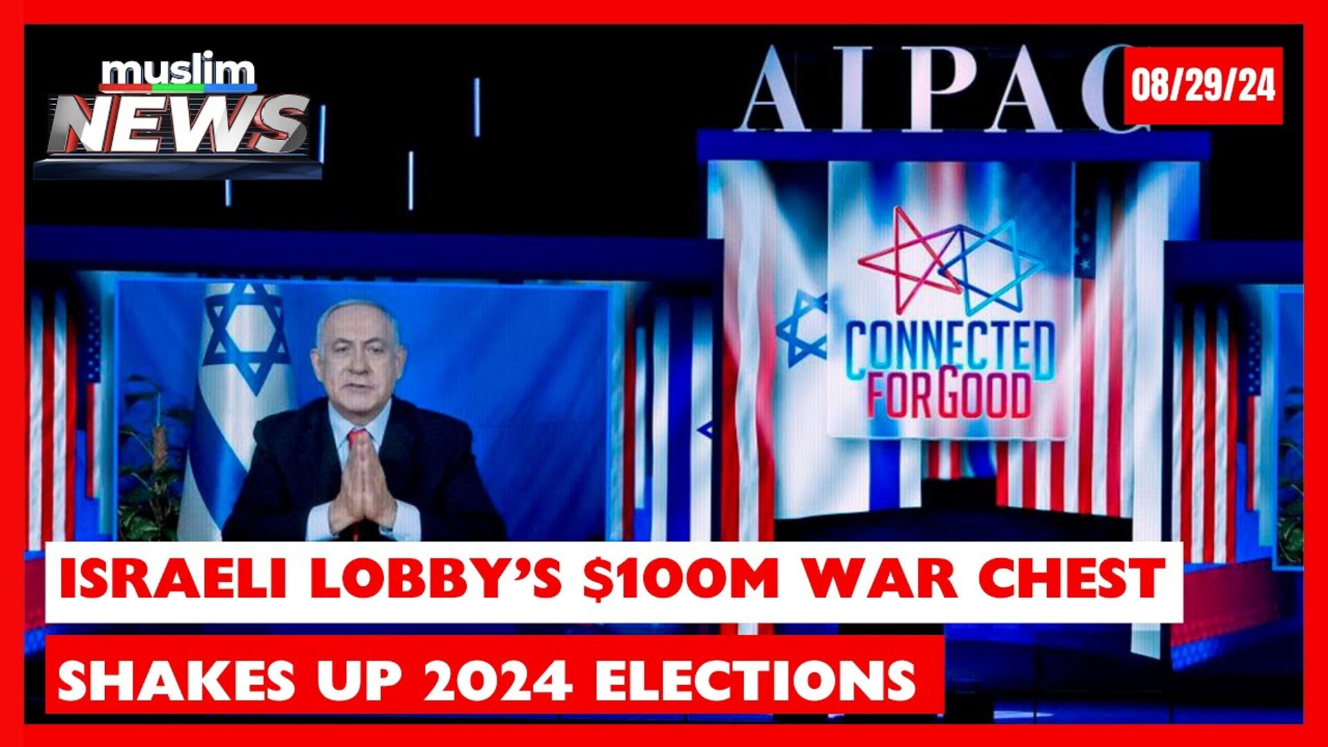 Israeli Lobby’s $100M War Chest Shakes Up 2024 Elections | Muslim News | Aug 29, 2024