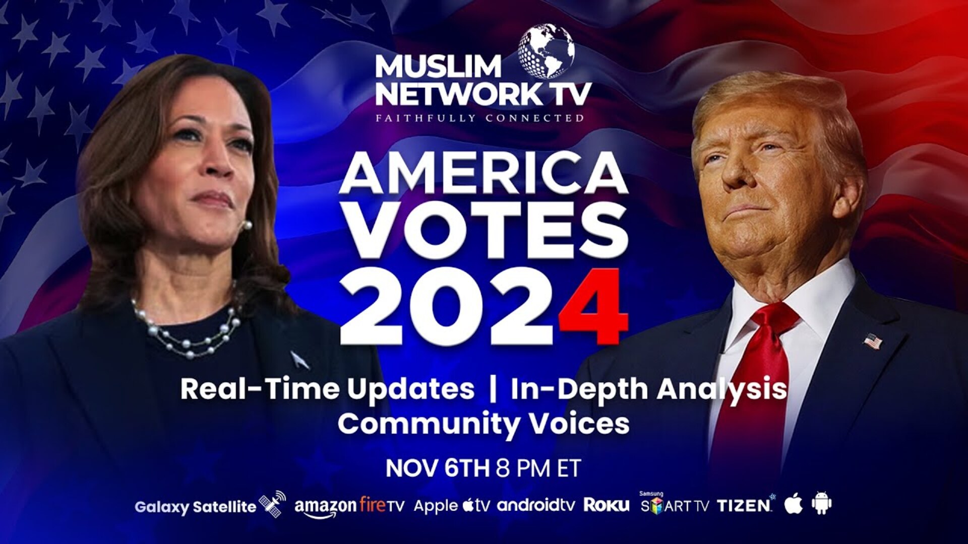 America Votes 2024 | Live Transmission on US Election | Nov 6th 2024