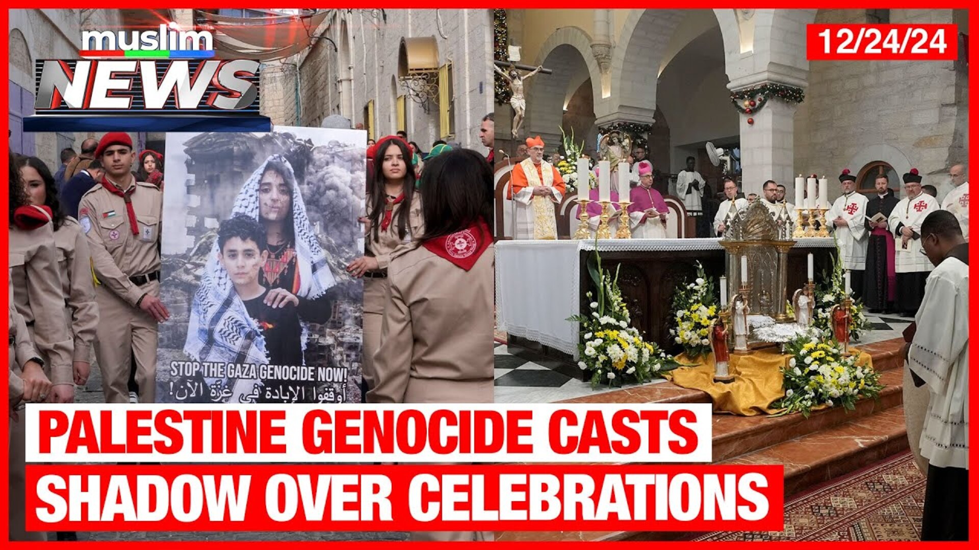 Palestine Genocide Casts Shadow Over Celebrations | Muslim News | Dec 24, 2024