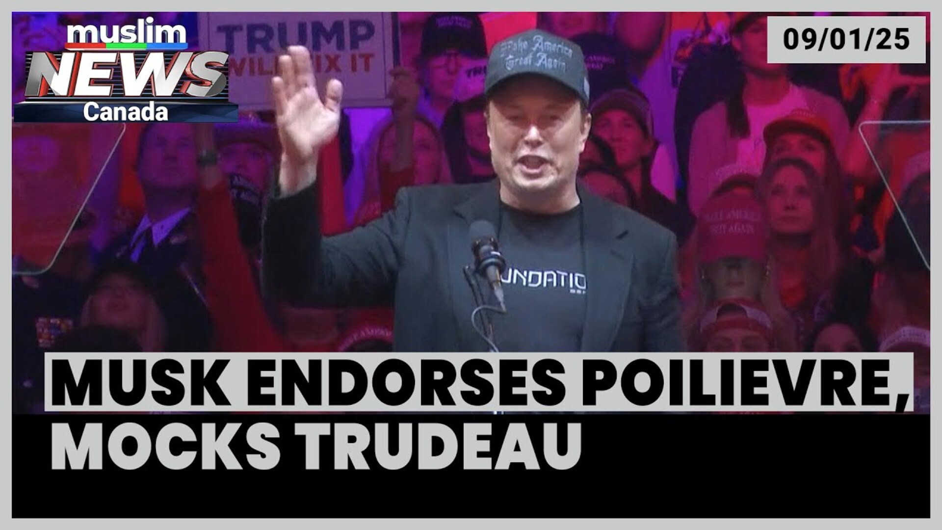 Elon Musk Endorses Pierre Poilievre, Mocks Trudeau | January 09, 2025